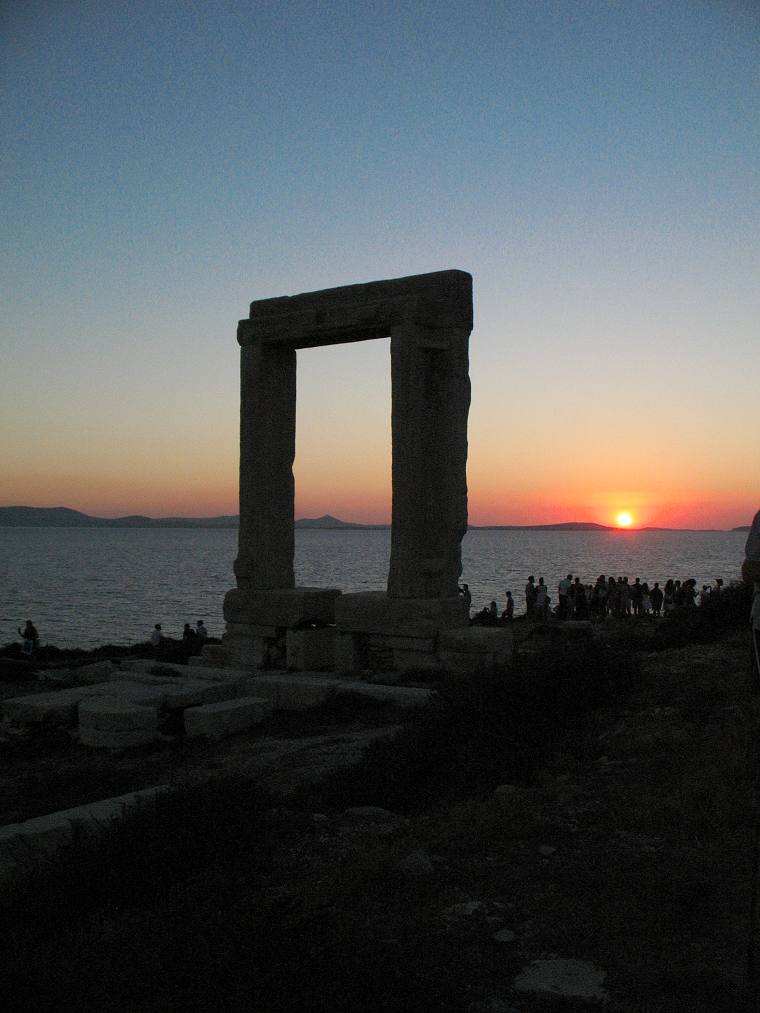 Portara in Naxos Town
